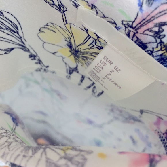 HM ruffle hem midi dress NWOT - Picture 9 of 9